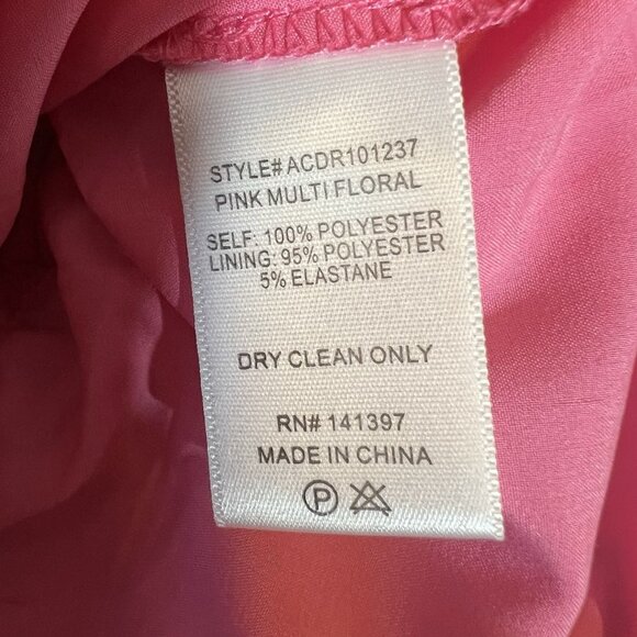 ASTR the Label Women Anthropologie Meg Ruched Mini Dress Floral Small Size Pink - Picture 13 of 14